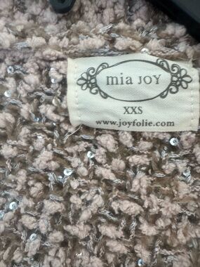 Mia Joy Women's Textured Knit Jacket